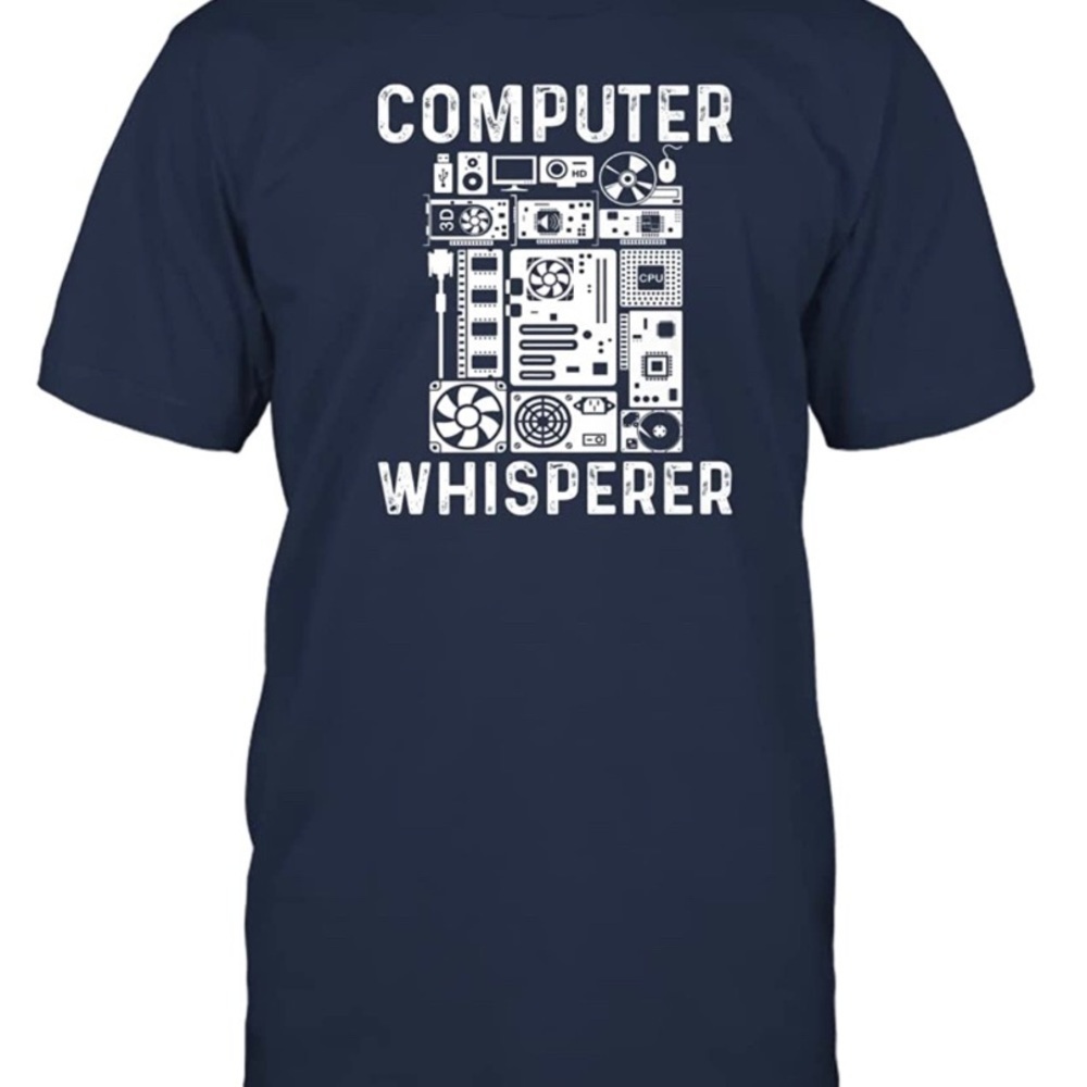 𝅺GILDAN Soft-style “Computer Whisperer” T-shirt